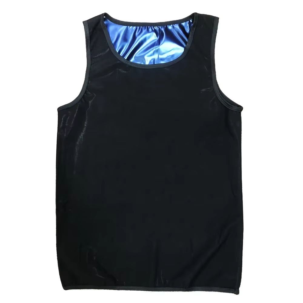 Transform Your Look with Our Men's Sauna Sweat Shaper Vest - Ultimate Slimming Body Shaper for Fat Burning!