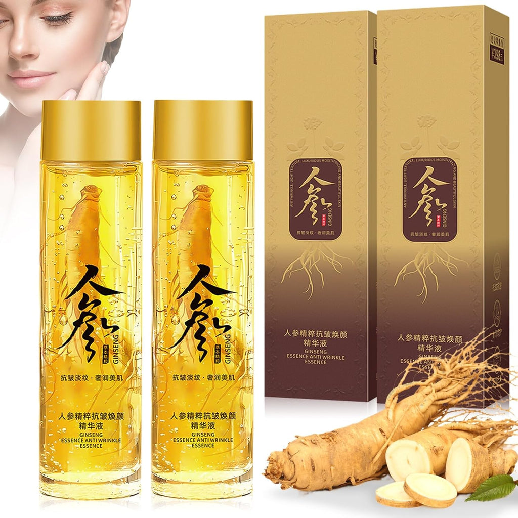 Revitalize Your Skin with Our 2-Pack Ginseng Anti-Wrinkle Serum – Powerful Anti-Aging Essence for All Skin Types