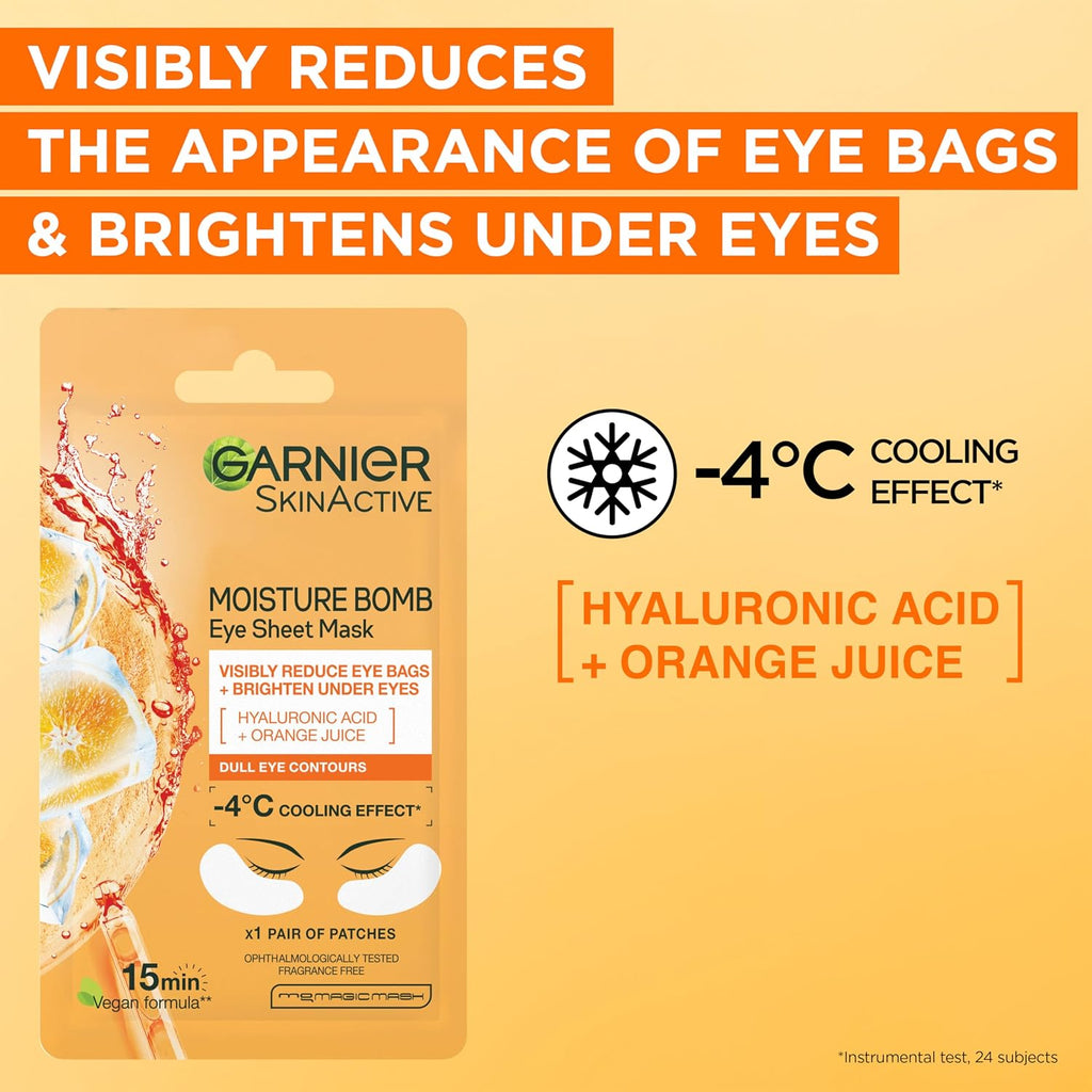 Garnier Tuchmasken-Set, Gesichtsmaske Für Gesicht Und Augen, Mit Frische- Und Feuchtigkeits-Boost Für Verschiedene Hautbedürfnisse, Skinactive Discovery Collection, 5 Tuchmasken