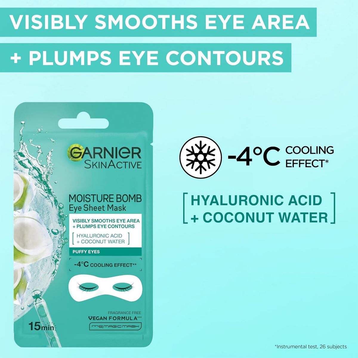 Garnier Tuchmasken-Set, Gesichtsmaske Für Gesicht Und Augen, Mit Frische- Und Feuchtigkeits-Boost Für Verschiedene Hautbedürfnisse, Skinactive Discovery Collection, 5 Tuchmasken