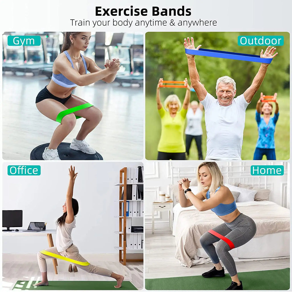 Elevate Your Workout with Our Premium Latex Resistance Bands Fitness Set – Perfect for Strength Training and Comprehensive Fitness!